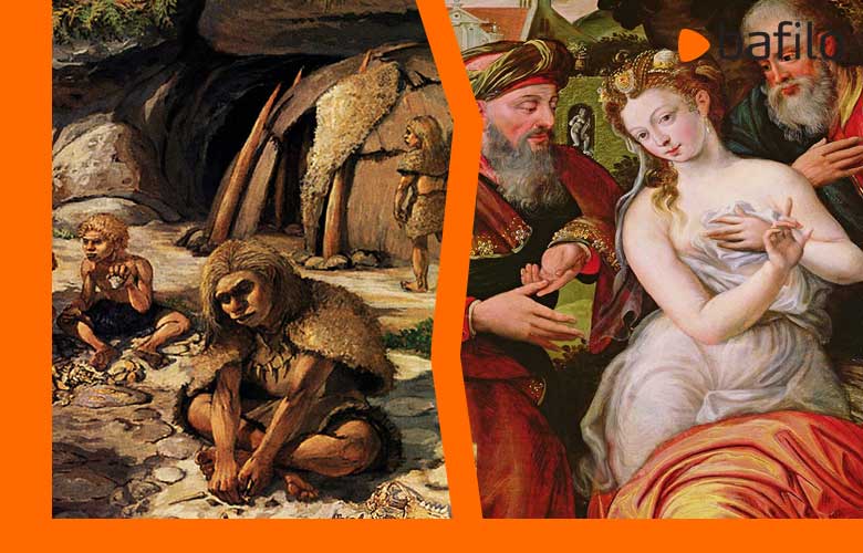 لباس های زیر انسان اولیه تا قرون وسطی