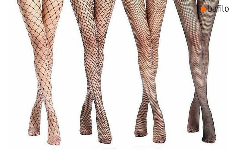 جوراب شلواری های زنانه تور ماهی یا فیشنت